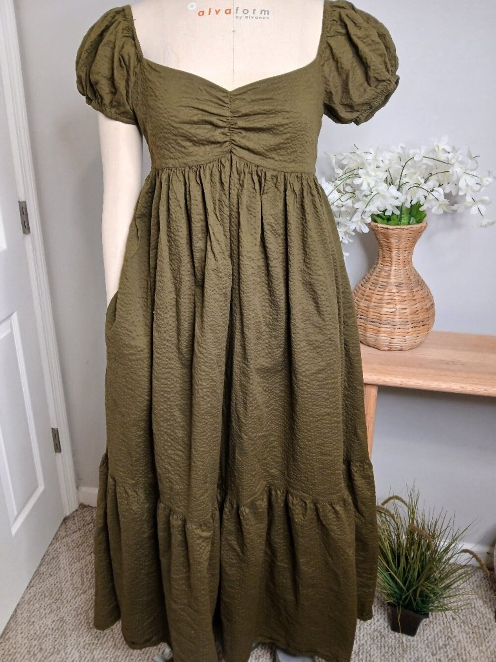 Marysia Women's Green Maxi Dress Medium